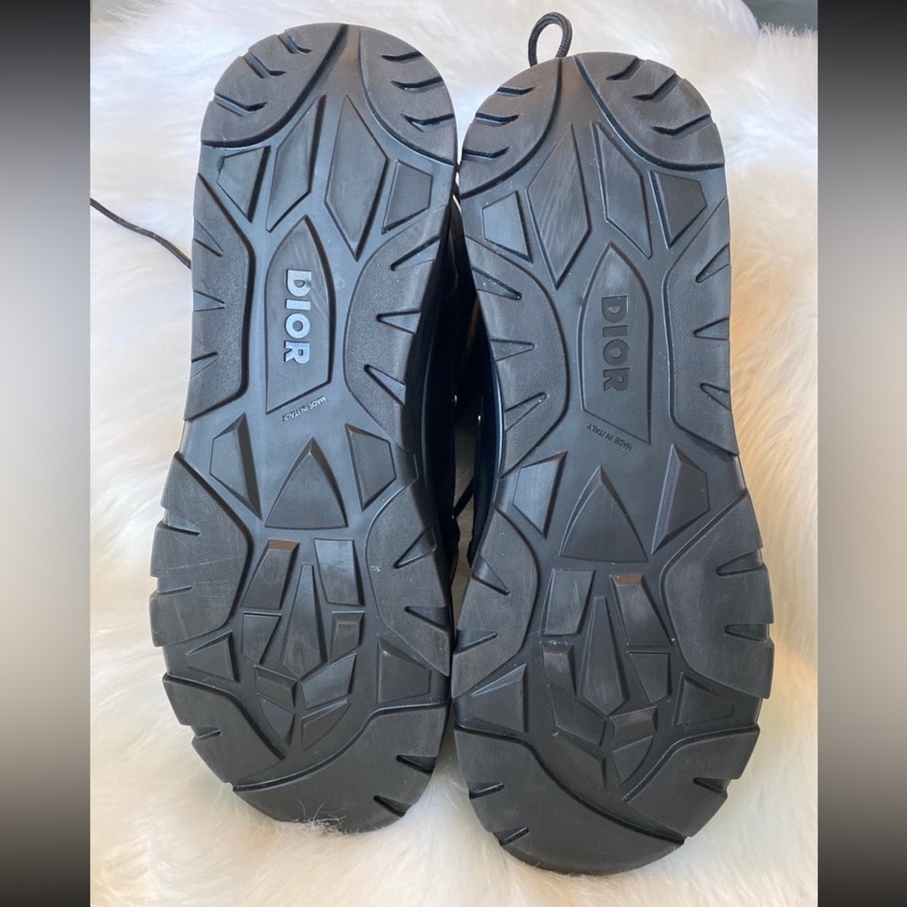 Christian Dior Snow Boots Oblique Black Logo Winter Ski Lace Up Monogram Logo - Picture 13 of 14